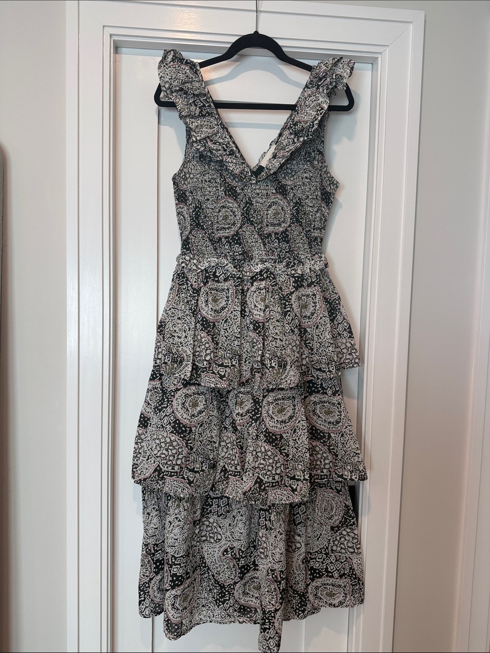 Cleobella Lucy Midi Dress Geo Print size Large